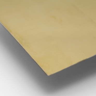 Laiton demi-dur film 1 face 2000x1000x1,5