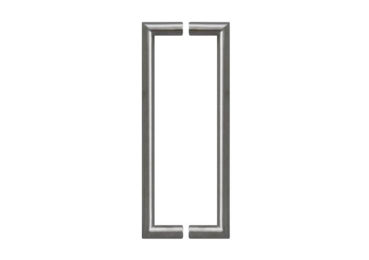 [TIR400350] Tirant de porte U90° Ø30 - aluminium thermolaqué RAL - paire