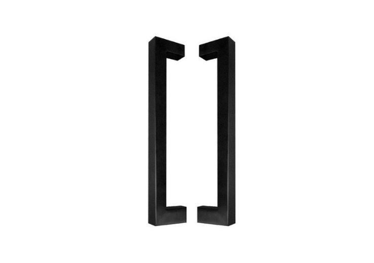[TIR410540] Tirant de porte U90°K01 30/30 - aluminium thermolaqué RAL - paire
