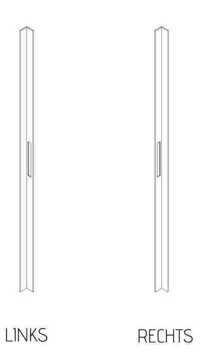 [TIR412320] Tirant de porte PL 05 - 70/70/7 - aluminium thermolaqué RAL - pièce (412320)