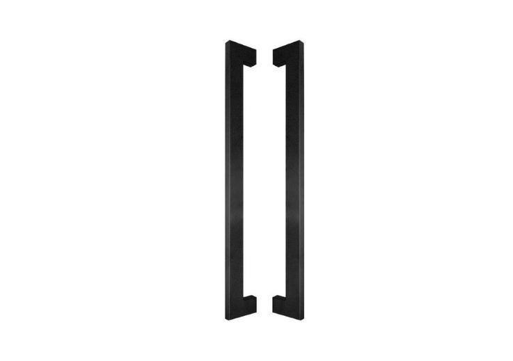 [TIR416430] Tirant de porte U90°K02 20/50 - aluminium thermolaqué RAL - paire - standard - entraxe 650 mm