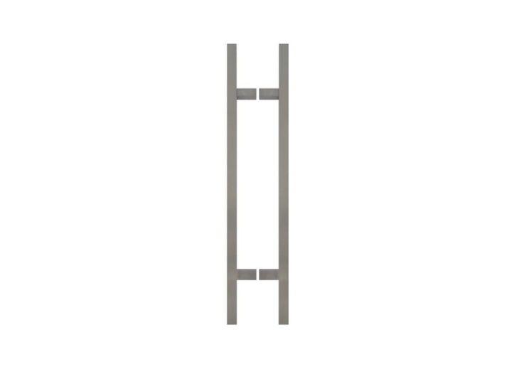 Tirant de porte TTK 25/25 - inox AISI 304 - paire - standard - entraxe 500 mm (longueur 700 mm)