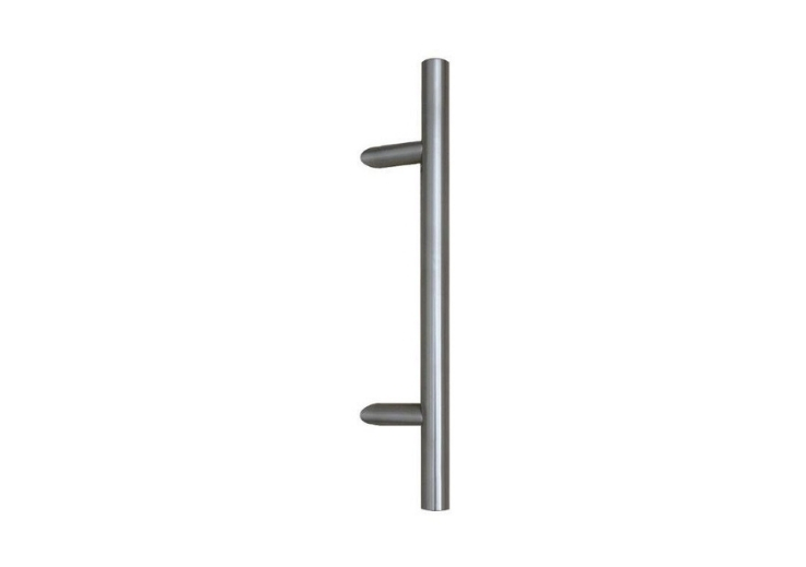 Tirant de porte TT45° Ø32 - inox AISI 316 brossé mat - pièce - standard - entraxe 300 mm (longueur 500 mm)