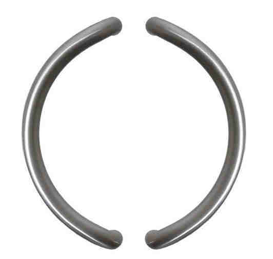 Tirant de porte HR Ø25 - inox AISI 316 brossé mat - paire - standard - entraxe 300 mm